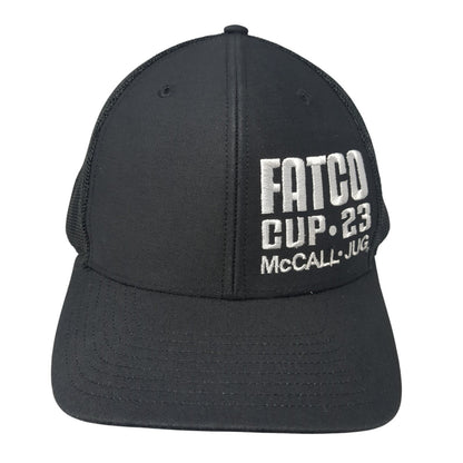 FATCO Cup 23 McCall Jug Snapback Trucker Hat Black One Size Mesh Back