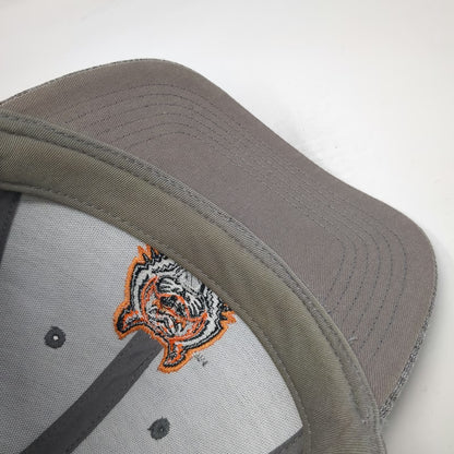 Idaho State Bengals NCAA Captivating Headwear Strapback Gray Orange OSFM Hat