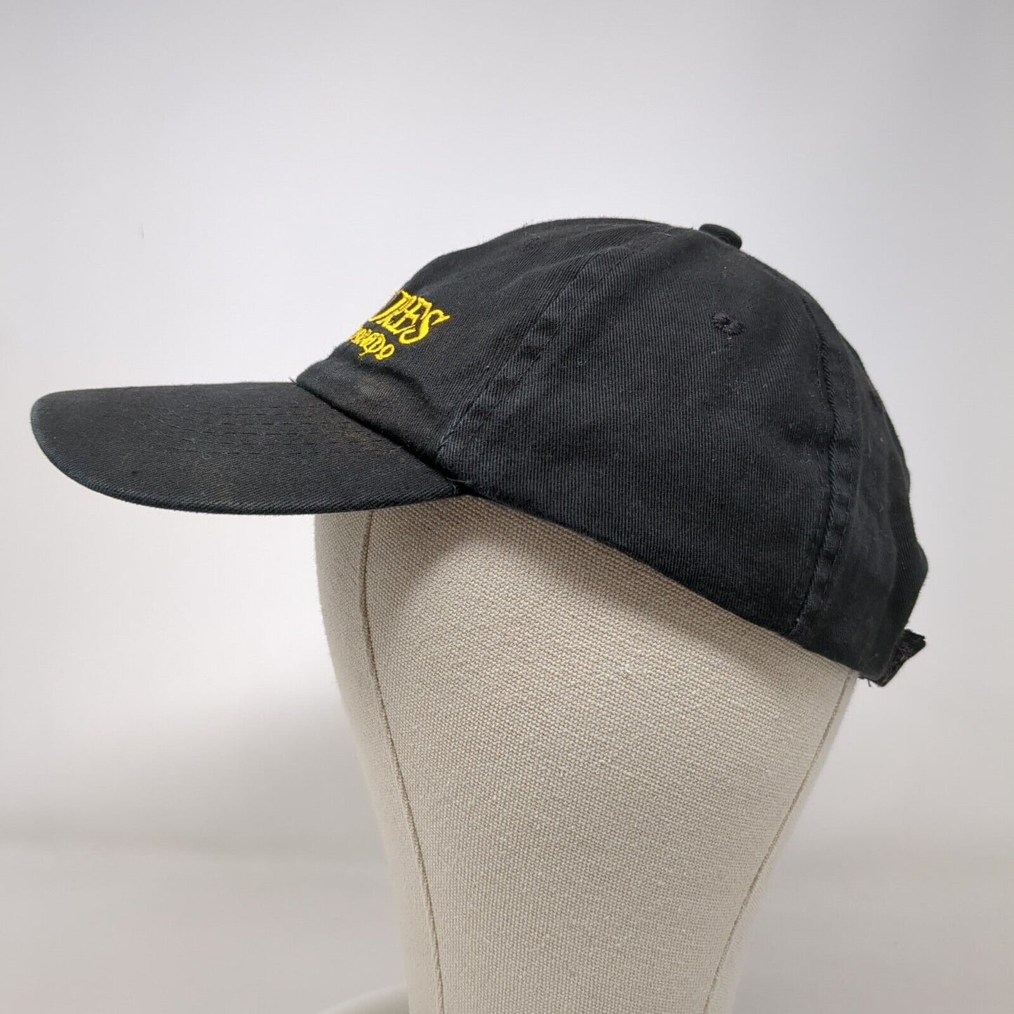 Treasures of The El Dorado Strapback Hat Black OSFA Adjustable Embroidered