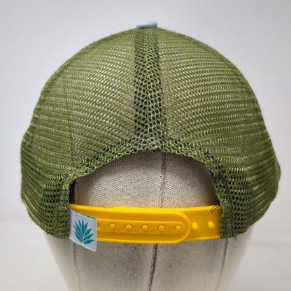 Sendero Provisions Co. Trucker Hat Blue One Size Snake River Wyoming Mesh Rope