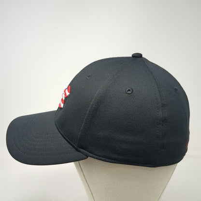 Under Armour Baseball Cap Black XL Freedom American Flag Logo Stretch Fit Hat
