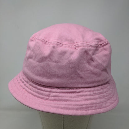 Hurley Bucket Hat Pink One Size Embroidered Vent Holes Outdoor