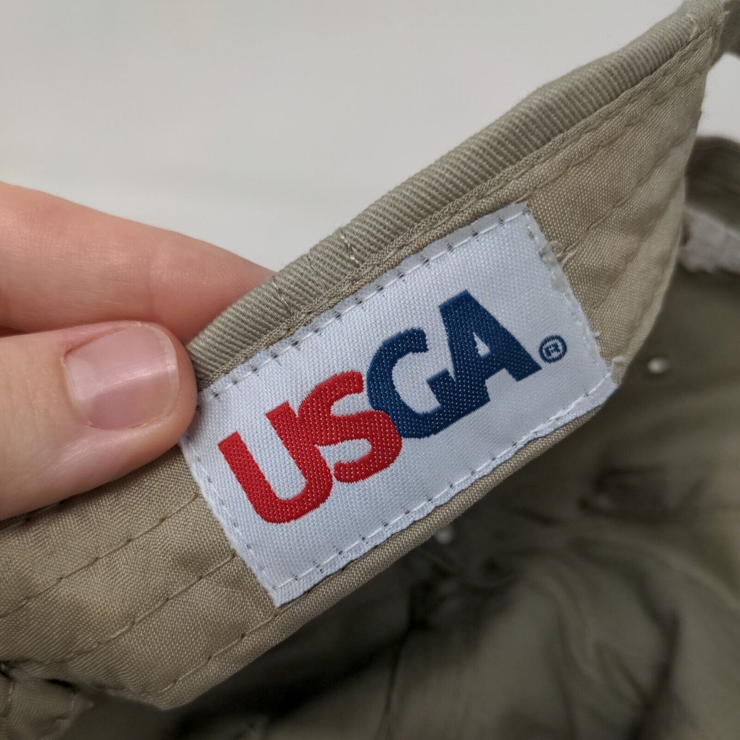 USGA US Open 2013 Merion Slideback Hat Tan Embroidered Logo Golf
