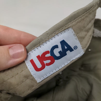 USGA US Open 2013 Merion Slideback Hat Tan Embroidered Logo Golf