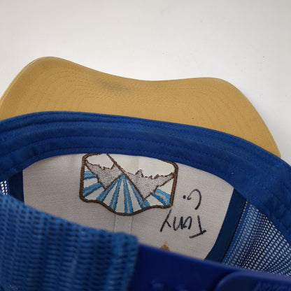 Richardson Snapback Trucker Hat Multi One Size Mesh Back Embroidered