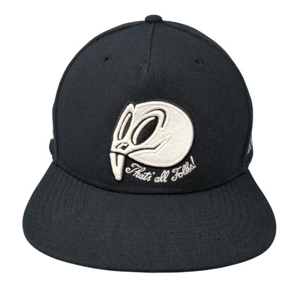 Nike Jordan Snapback Hat That's All Folks! Skull Looney Tunes Space Jam Jumpman