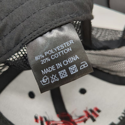 Trucker Hat Black One Size No Excuses Fitness Gym Workout Mesh Snapback Hat