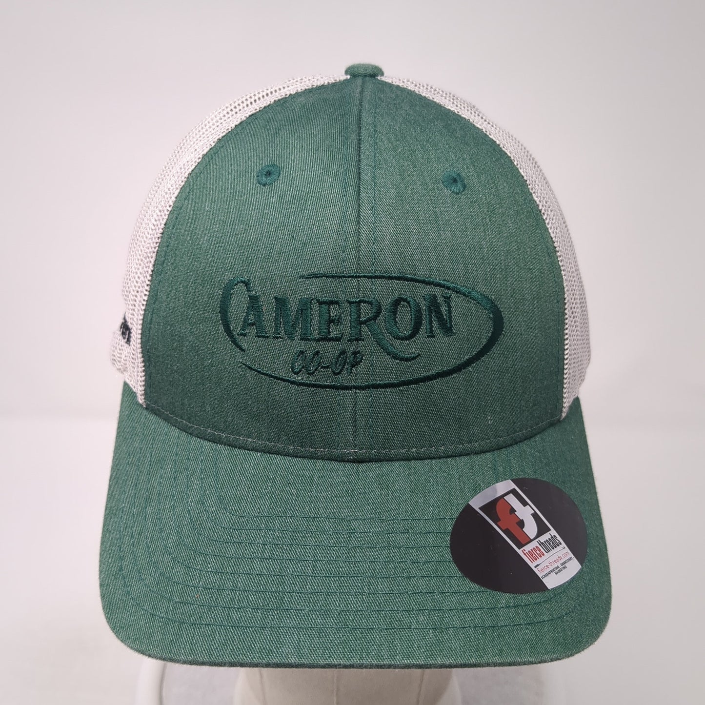 Cameron Co-Op Nutrena Trucker Hat Green Large Adjustable Mesh Back Richardson