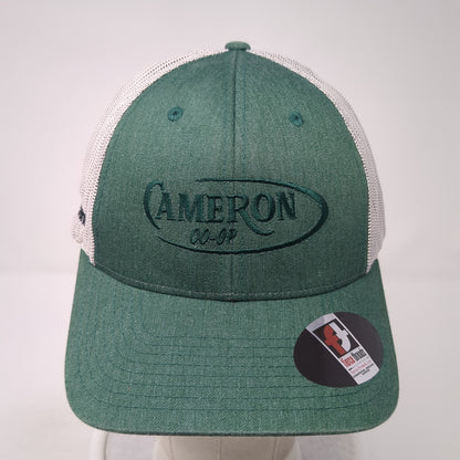 Cameron Co-Op Nutrena Trucker Hat Green Large Adjustable Mesh Back Richardson