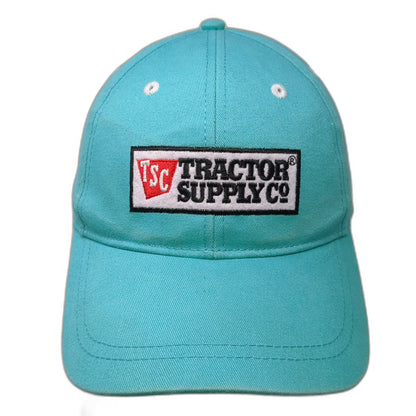 Covee Tractor Supply Co Blue Baseball Cap One Size Strapback Logo Patch Sewn Hat