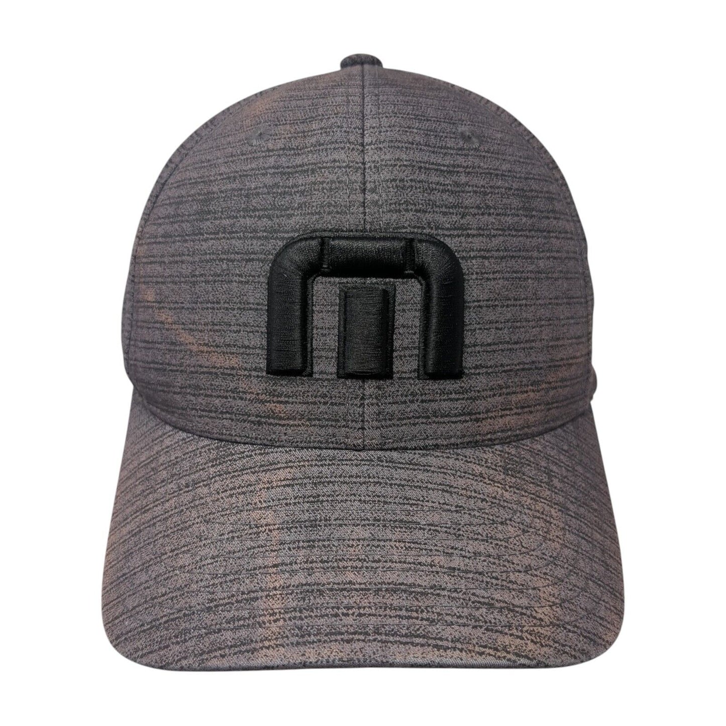Travis Mathew Logo Snapback Hat Gray One Size Adjustable Flexfit 110