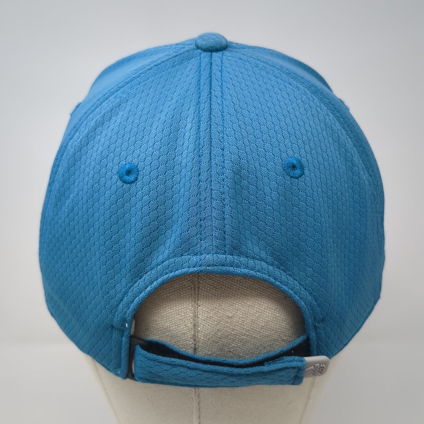 Adidas Strapback Baseball Cap Blue One Size Adjustable Embroidered 6 Panel
