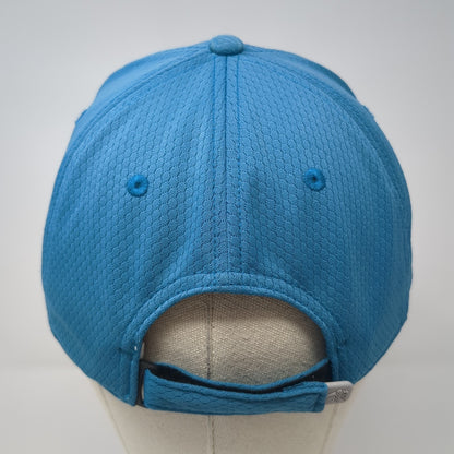 Adidas Strapback Baseball Cap Blue One Size Adjustable Embroidered 6 Panel