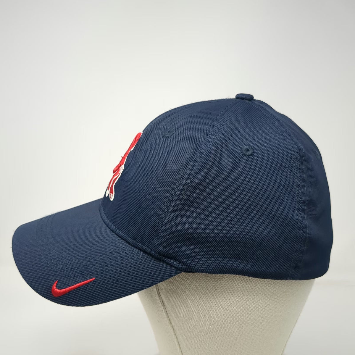 Nike Salem Red Sox Baseball Cap Blue One Size MLB Merchandise Stretch Fit Hat