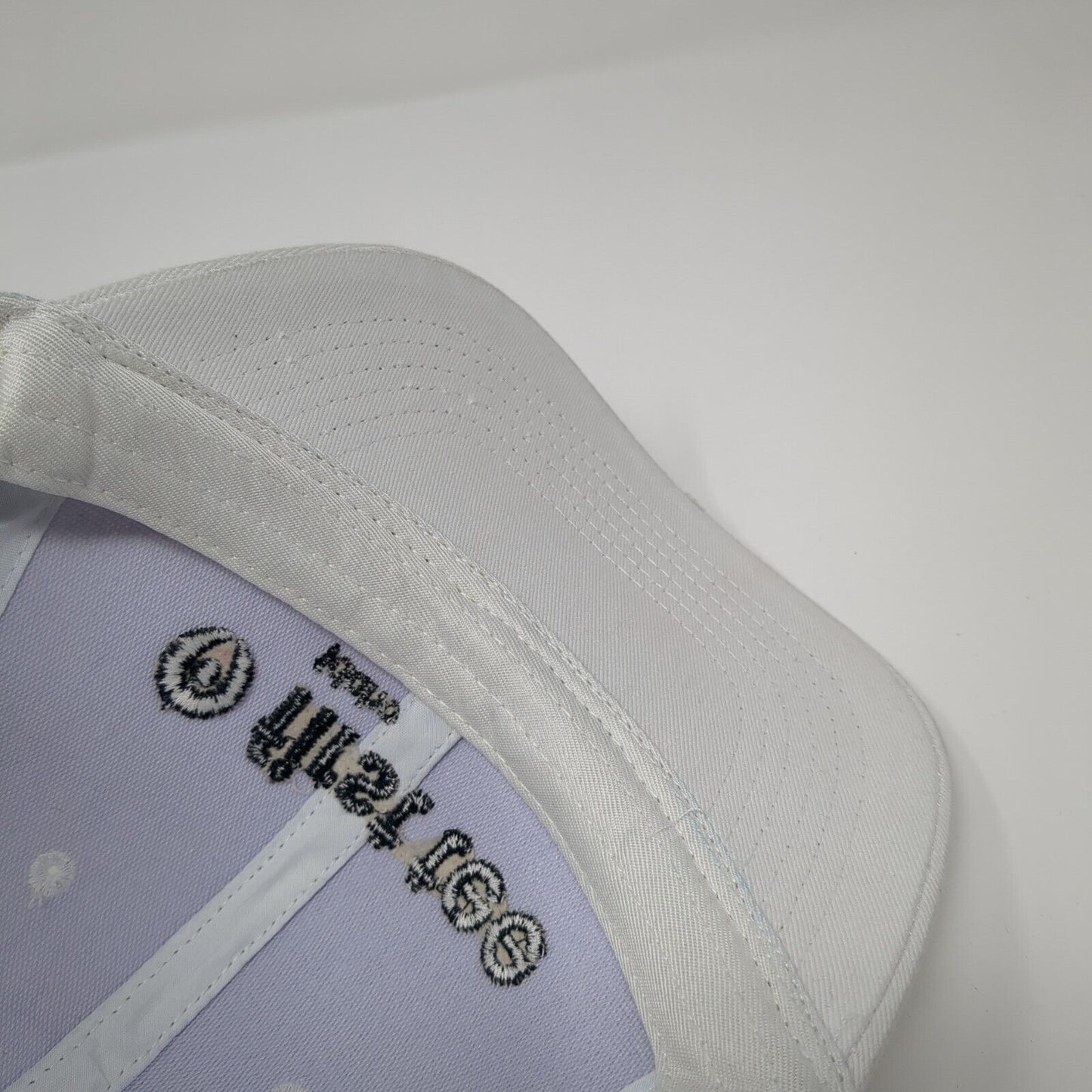 First Tee Idaho Strapback Hat White One Size Adjustable Embroidered 6 Panel
