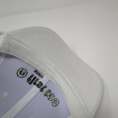 First Tee Idaho Strapback Hat White One Size Adjustable Embroidered 6 Panel