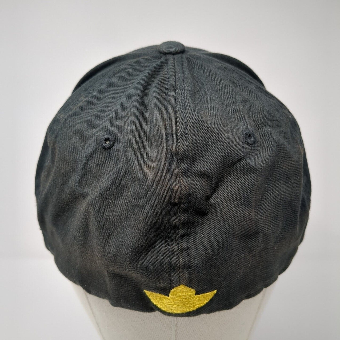 Simplot Grower Solutions Fitted Hat Black One Size Embroidered Flexfit