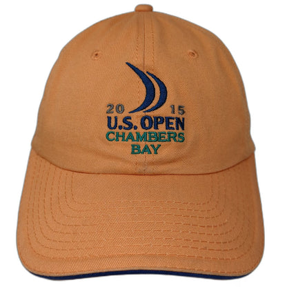 USGA Baseball Cap Orange One Size 2015 U.S. Open Chambers Bay Member Golf Hat