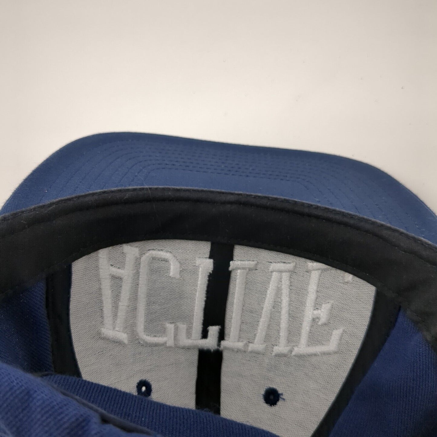 Active Snapback Hat Blue One Size Adjustable Embroidered 6 Panel