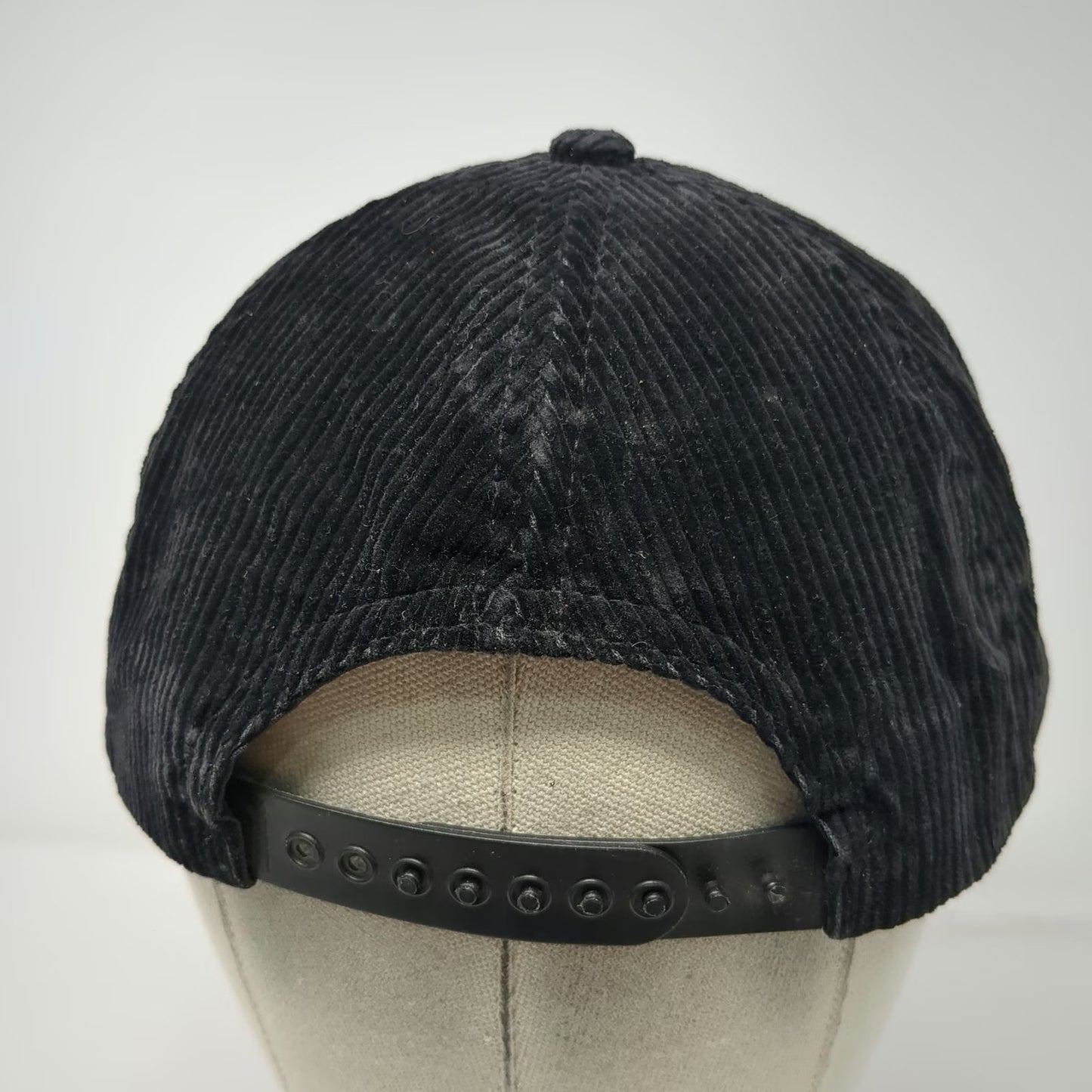 Ownco Trucker Black Hat One Size Corduroy Snapback Northwest Steelheaders Rope
