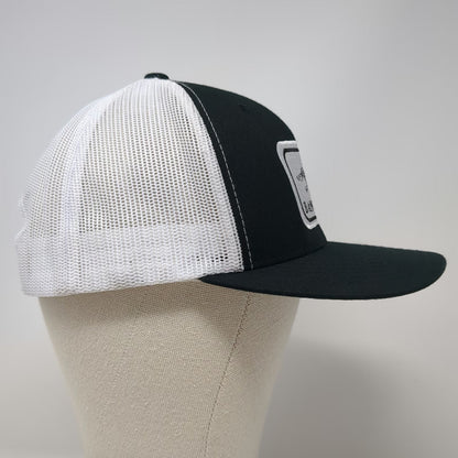 Yupoong Trucker Hat Black White One Size Mesh Back Banshee Bird Graphic Patch