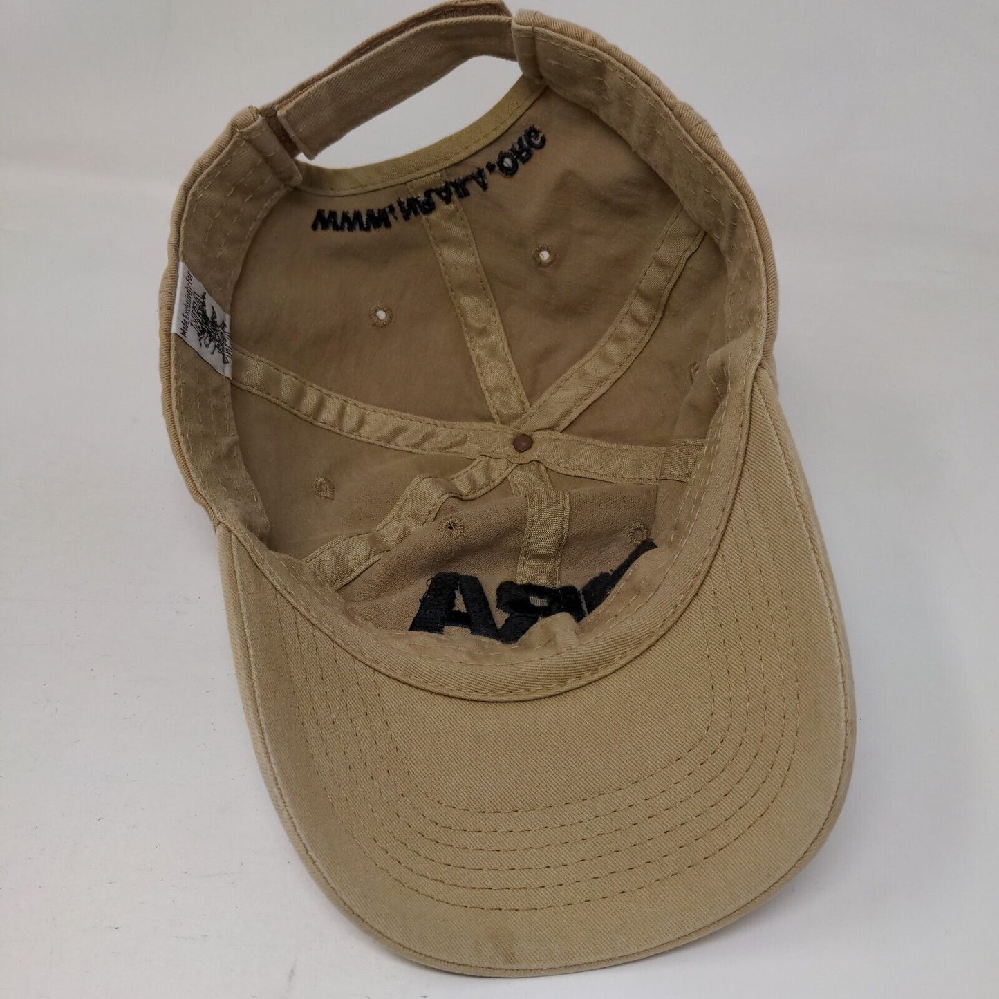 NRA Strapback Hat Tan One Size Embroidered Institute For Legislative Action