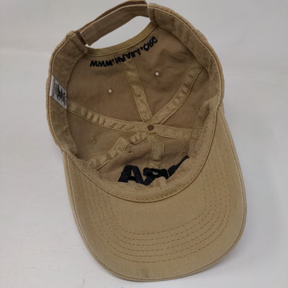NRA Strapback Hat Tan One Size Embroidered Institute For Legislative Action
