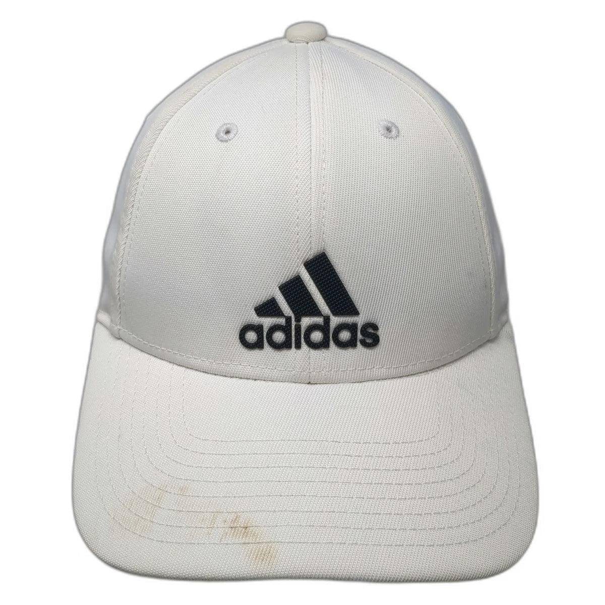 Adidas Baseball Cap White One Size Aeroready Recycled Strapback Hat Logo Black