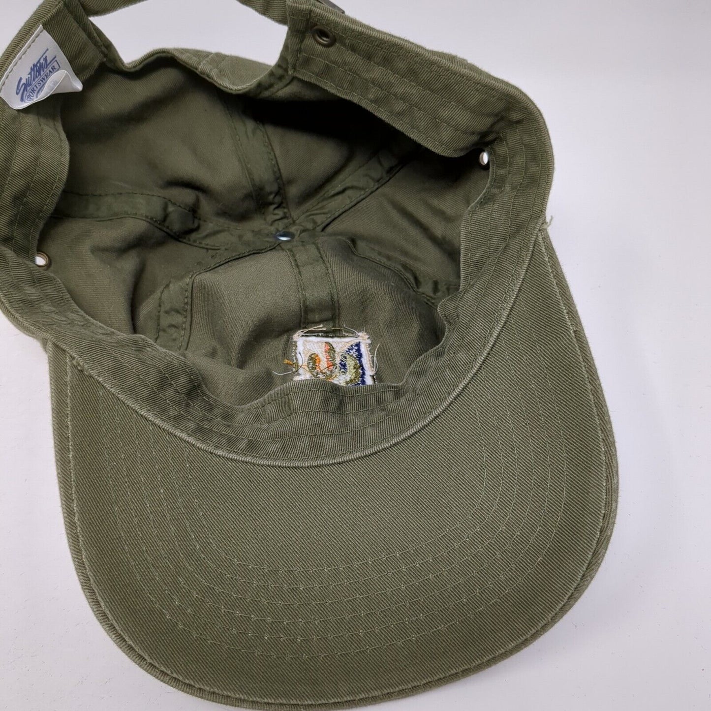 Arizona Slideback Hat Green One Size Adjustable Embroidered Sutton's Sportswear