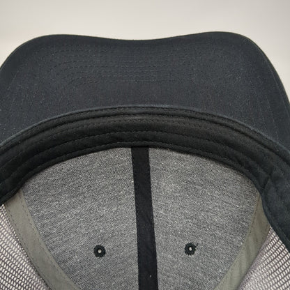 Sasquatch Snapback Trucker Hat Black One Size Mesh Back Richardson