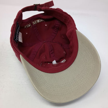 Margaritaville Baseball Cap Red One Size Key West Jimmy Buffett Cotton Hat