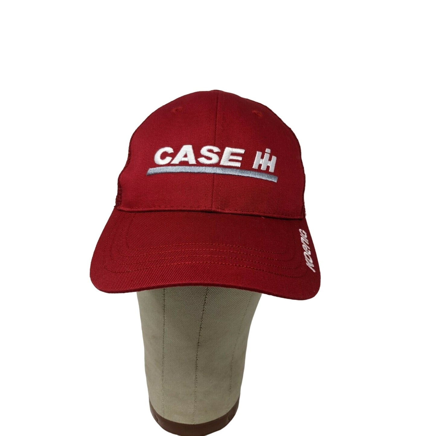 Case International Harvester IH Koenig Baseball Hat Cap Snapback Meshback Red