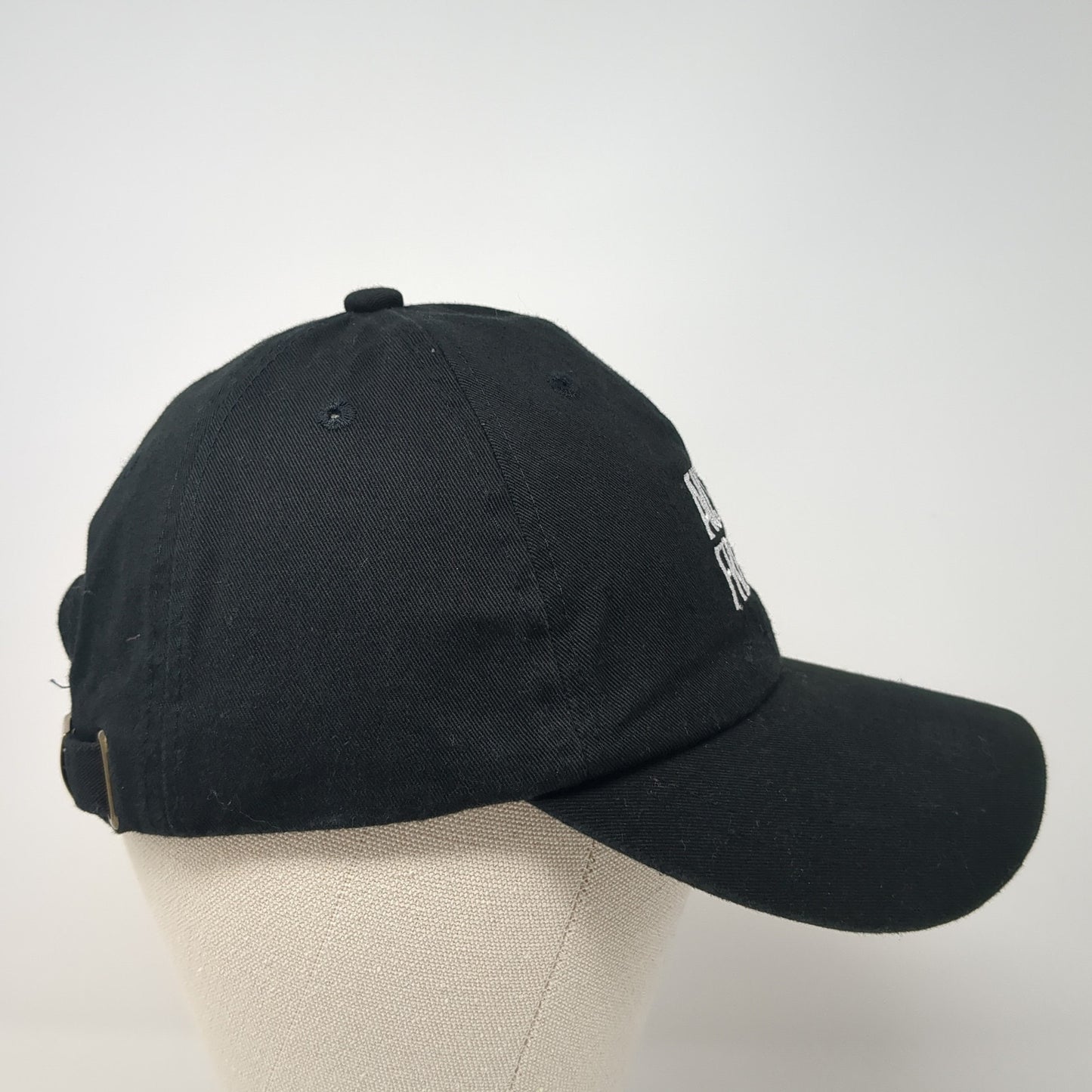 Austin French Slideback Hat Black One Size Adjustable Embroidered