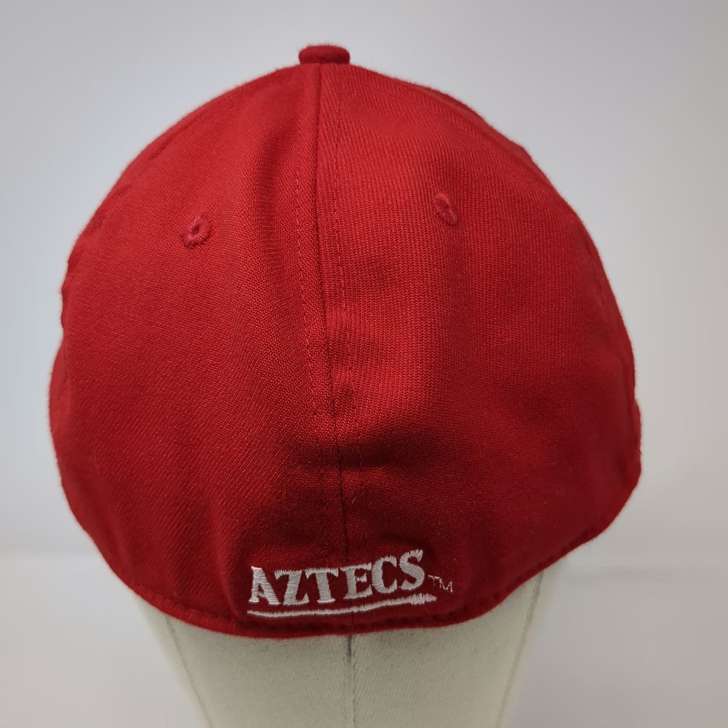 New Era San Diego State Aztecs NCAA Cap Red XL 39THIRTY Stretch Fit Spear Hat