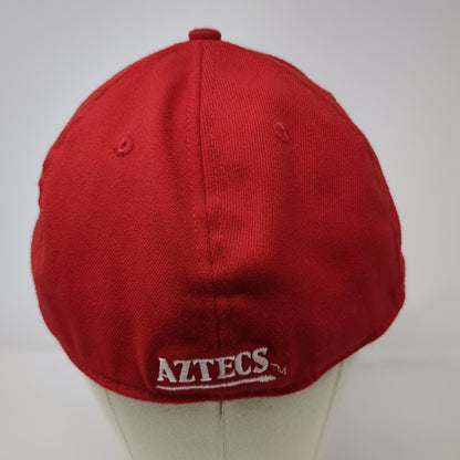 New Era San Diego State Aztecs NCAA Cap Red XL 39THIRTY Stretch Fit Spear Hat
