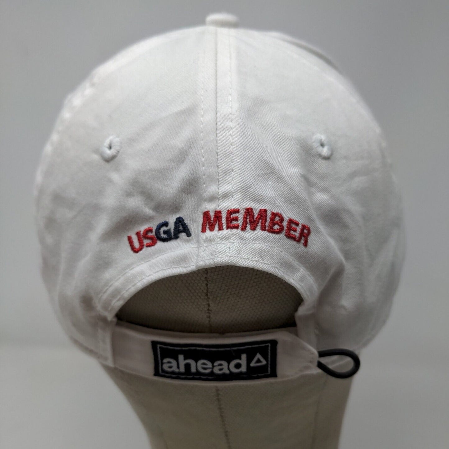 USGA Men's Strapback Hat White Adjustable Embroidered 122nd US Open Logo