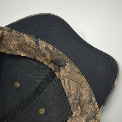 Realtree Timber Camouflage Baseball Cap Brown M Embroidered Logo Outdoor Hat