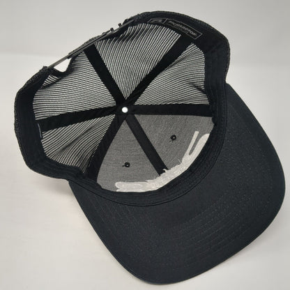 28 Precision Design & Trim Snapback Trucker Hat Black OS Mesh Back Richardson