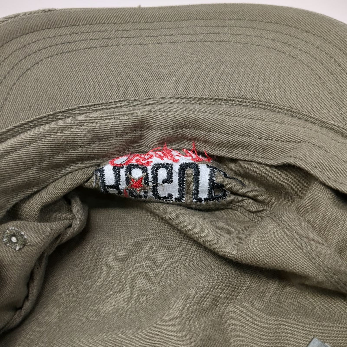 District Army Cap Green One Size Rogue Spirits Logo Embroidery Adjustable hat