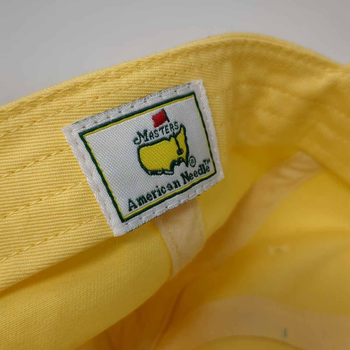 American Needle 2019 Masters Baseball Cap Yellow One Size Cotton Hat Slideback