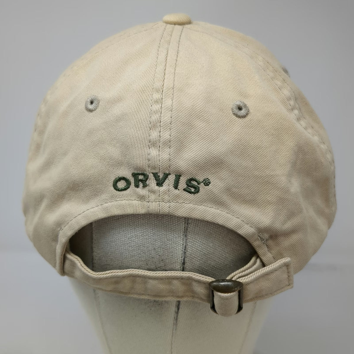 Orvis Baseball Cap Beige One Size World's Best Poppa Golf Bag Adjustable Hat