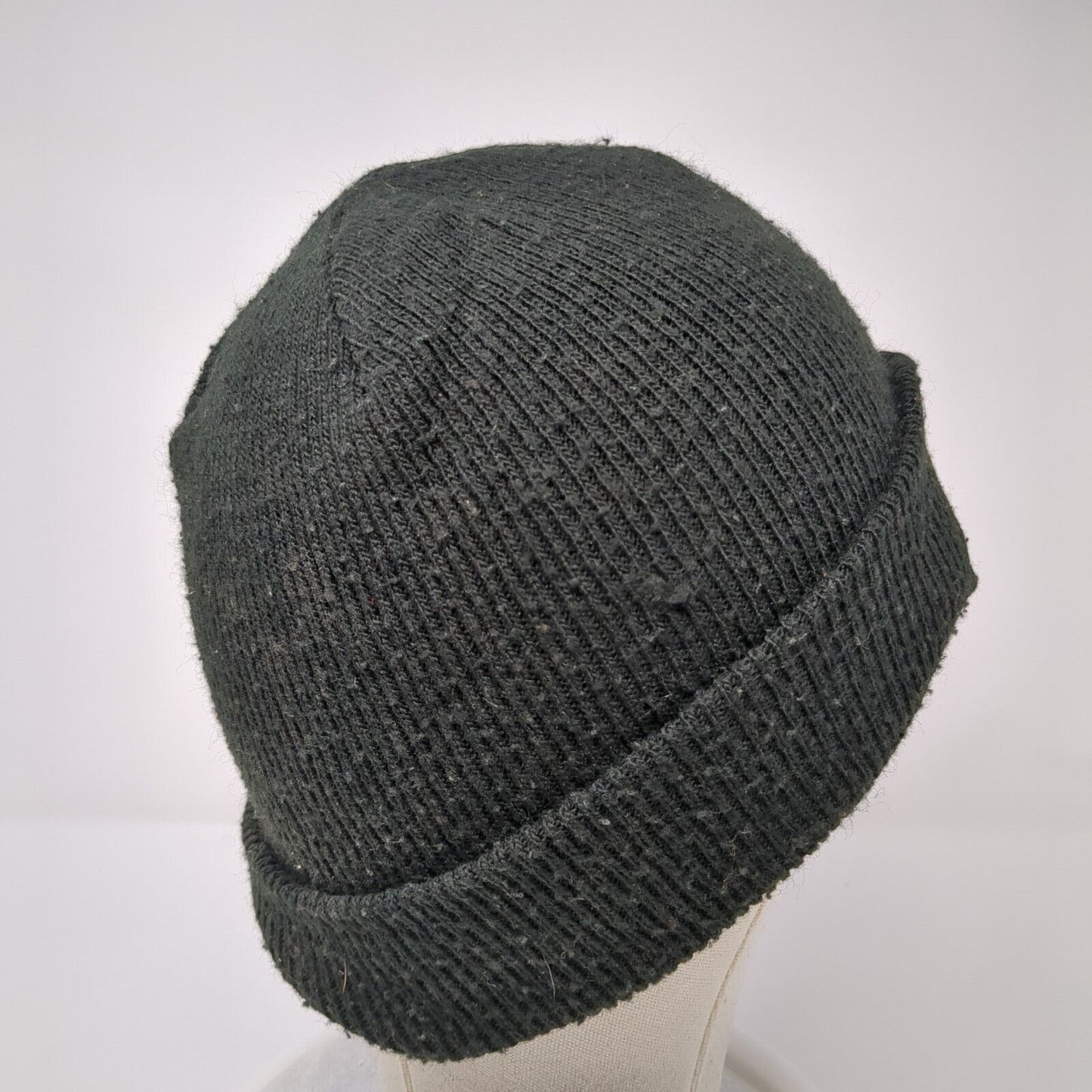 U.S. Army Knit Beanie Hat Black One Size Stretch Embroidered Logo