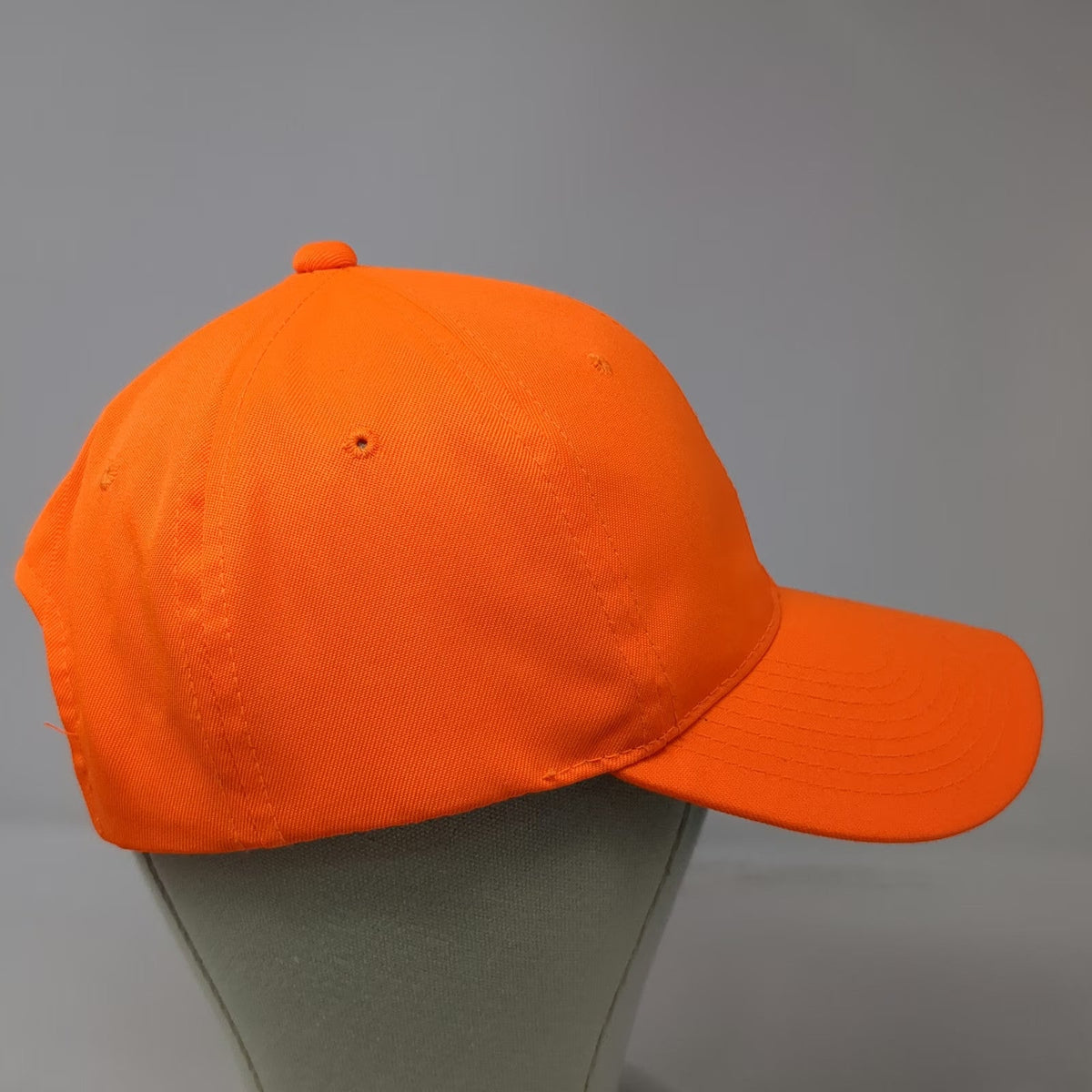 C.C Snapback Orange Green One Size Hat Underbrim Blank Structured Crown Plain