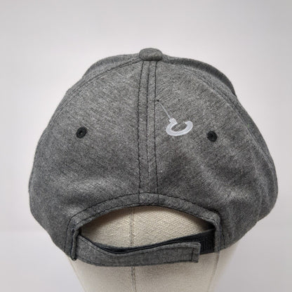 Lagoon Strapback Hat Gray One Size Adjustable Embroidered Lucky 7 USA
