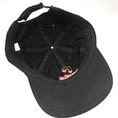 Noodles & Company Strapback Hat Black One Size Adjustable Embroidered Cotton