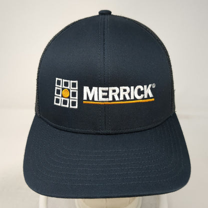 Pacific Headwear Merrick Blue Trucker Hat One Size Mesh Back Snapback Logo Hat