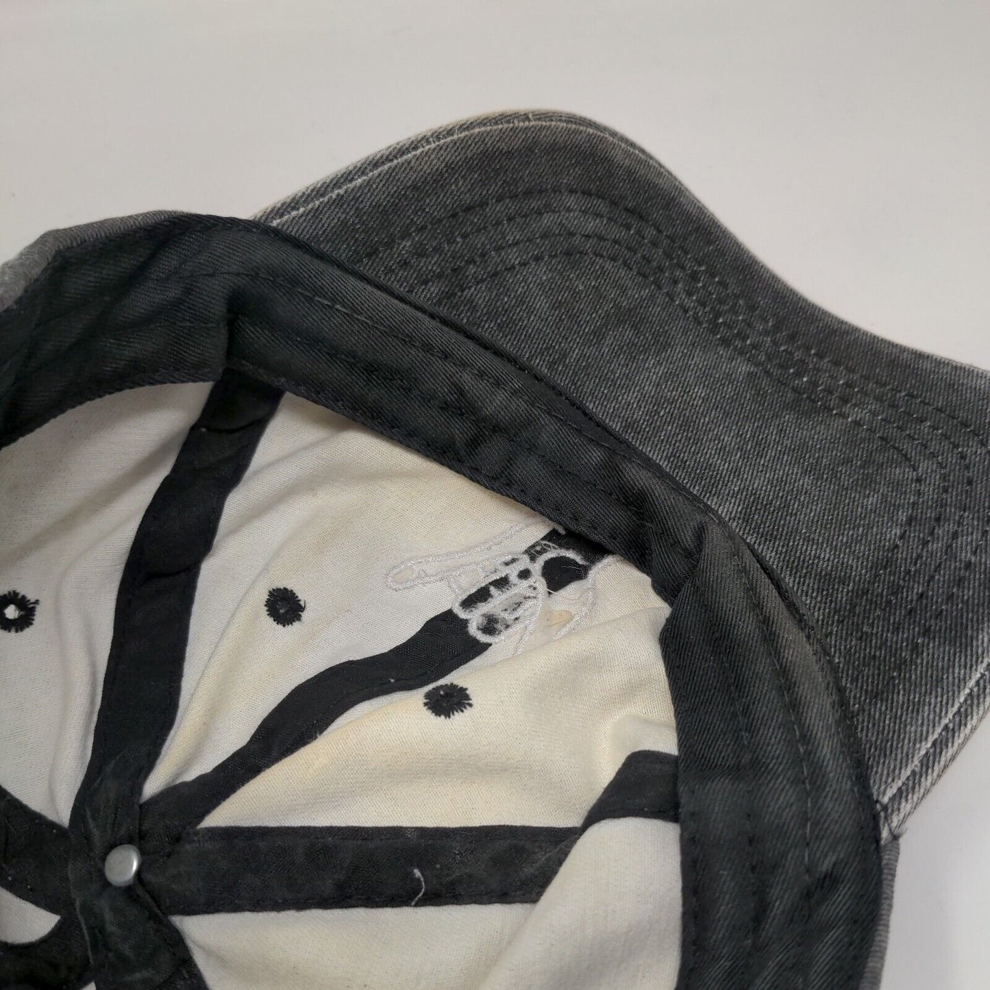 Shaka Sign Slideback Hat Gray One Size Embroidered Adjustable 6 Panel