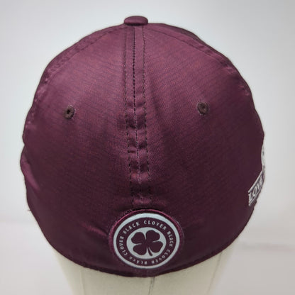 Black Clover Baseball Cap Red M Memory Fit Live Lucky Four Leaf Clover Hat