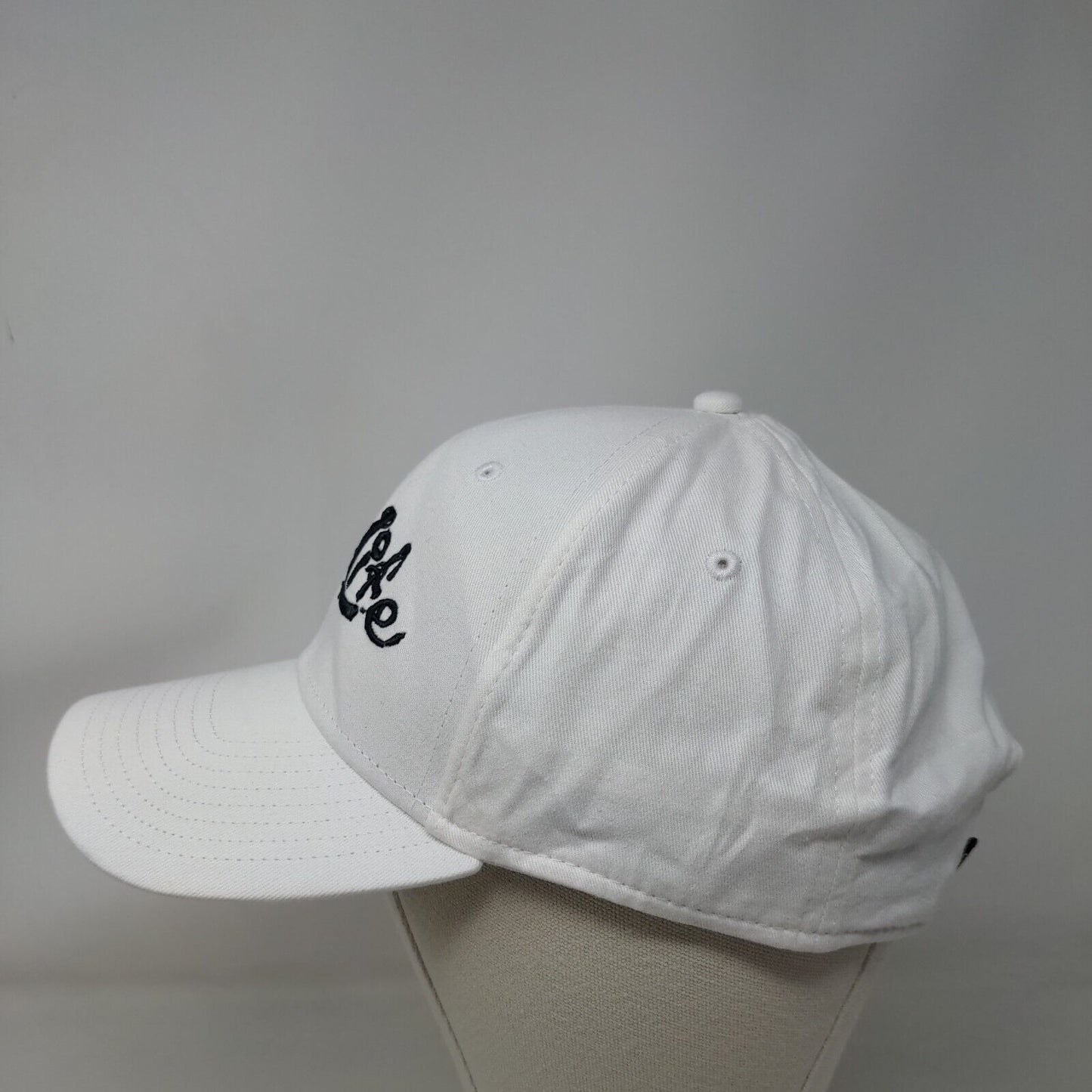 Salt Life Snapback Hat White OSFM Embroidered Solid Live Salty 6 Panel