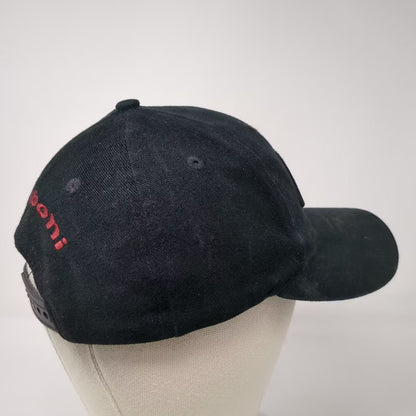 Zamboni Snapback Hat Black One Size Adult Adjustable Embroidered Logo Patch Red